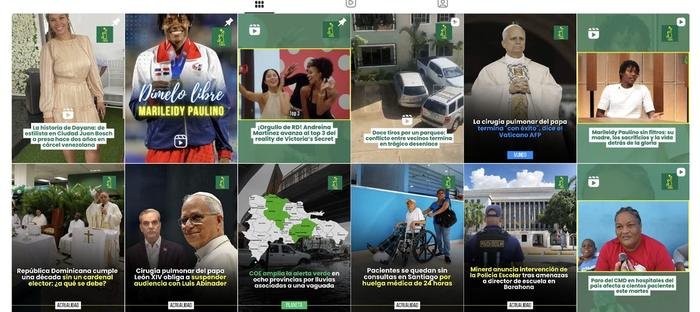 Feed de Instagram de Diario local