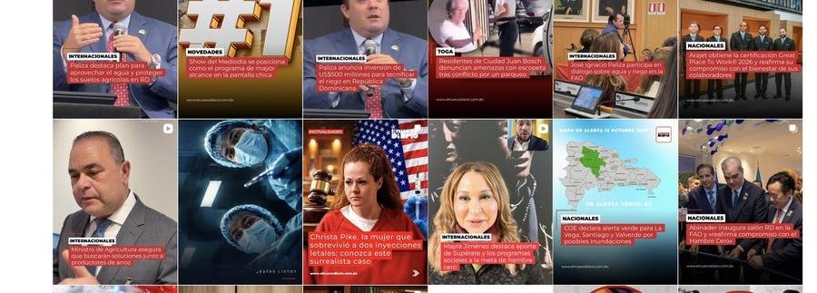 Feed de Instagram actual de El Nuevo Diario
